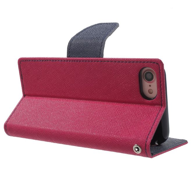 Goospery - Samsung Galaxy S8 Plus Hülle - Handy Bookcover - Fancy Diary Series - pink/navy