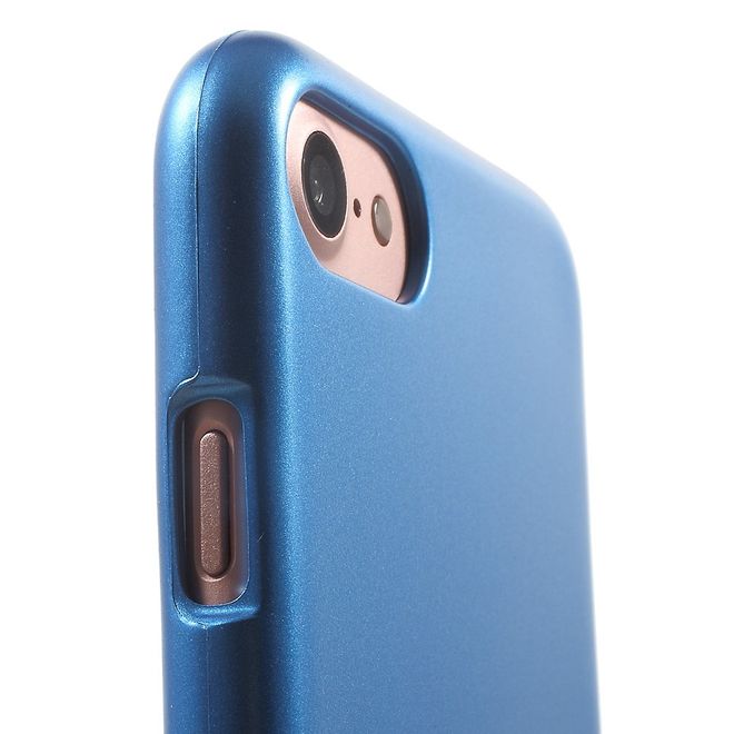 Goospery - Hülle für Samsung Galaxy S8 Plus - TPU Soft Case - i Jelly Metal Series - blau