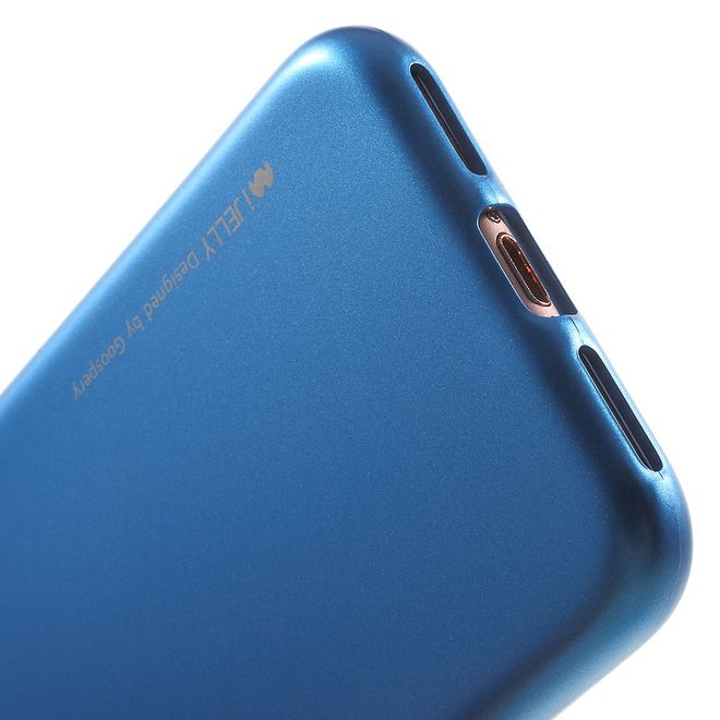 Goospery - Hülle für Samsung Galaxy S8 Plus - TPU Soft Case - i Jelly Metal Series - blau