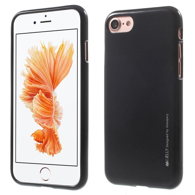 Goospery - Hülle für Samsung Galaxy S8 Plus - TPU Soft Case - i Jelly Metal Series - dunkelblau