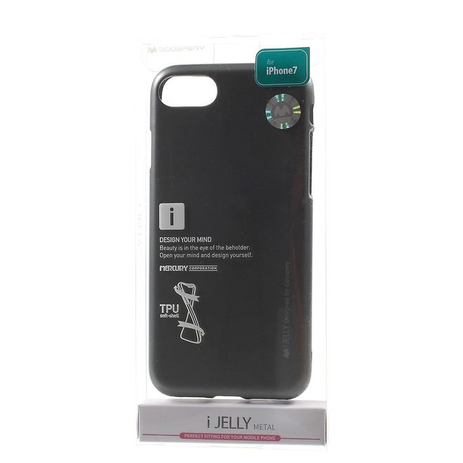 Goospery - Hülle für Samsung Galaxy S8 Plus - TPU Soft Case - i Jelly Metal Series - grau