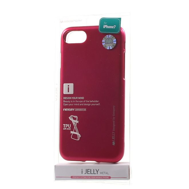 Goospery - Hülle für Samsung Galaxy S8 Plus - TPU Soft Case - i Jelly Metal Series - rosa