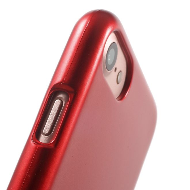 Goospery - Hülle für Samsung Galaxy S8 Plus - TPU Soft Case - i Jelly Metal Series - rot