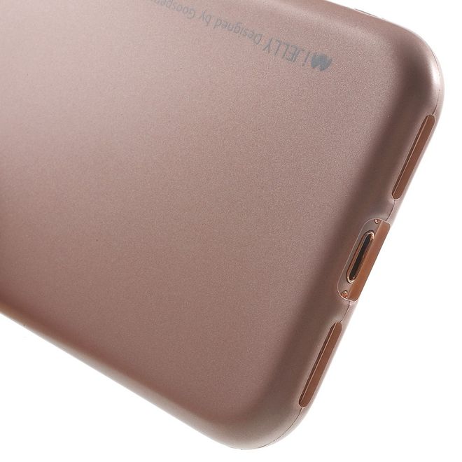 Goospery - Hülle für Samsung Galaxy S8 Plus - TPU Soft Case - i Jelly Metal Series - rosegold