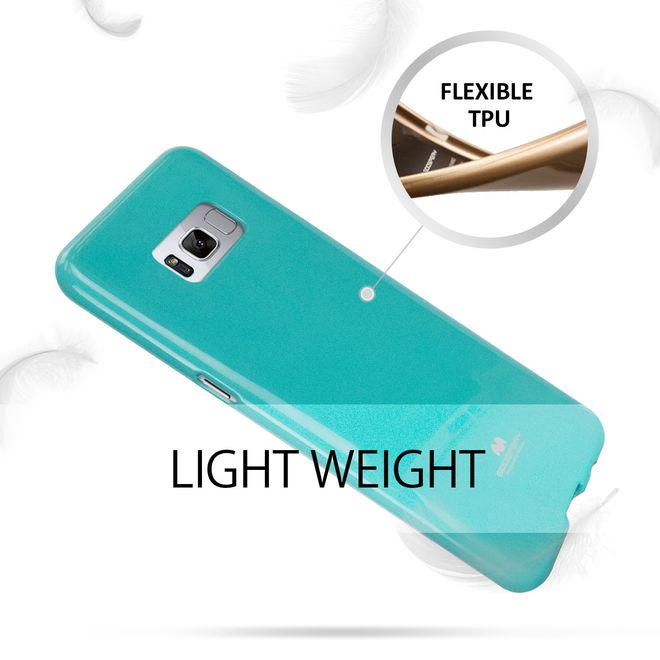 Goospery - Samsung Galaxy S8 Plus Handy Hülle - TPU Soft Case - Pearl Jelly Series - mint
