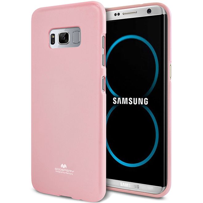 Goospery - Samsung Galaxy S8 Plus Handy Hülle - TPU Soft Case - Pearl Jelly Series - rosa