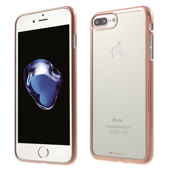 Goospery - Hülle für Samsung Galaxy S8 Plus - Case aus Plastik - Ring 2 Series - rosegold