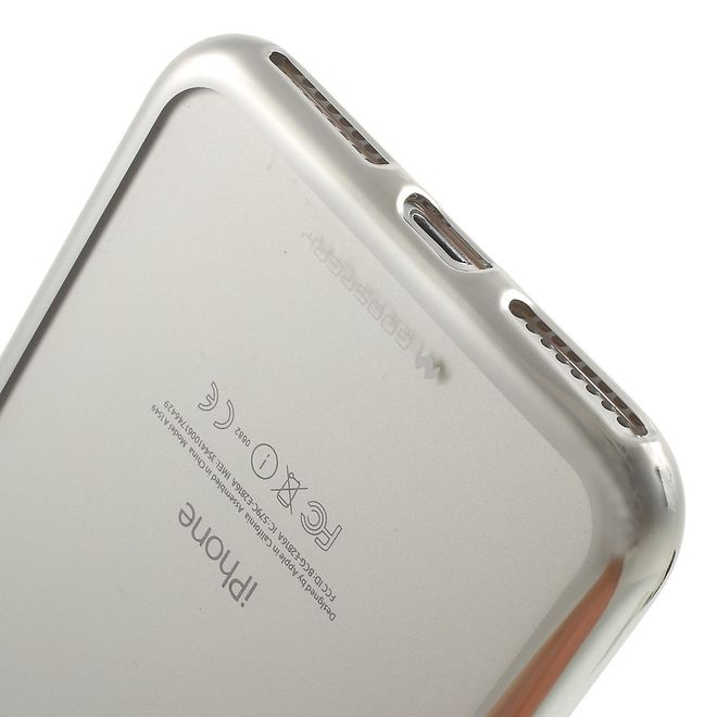 Goospery - Hülle für Samsung Galaxy S8 Plus - Case aus Plastik - Ring 2 Series - silber