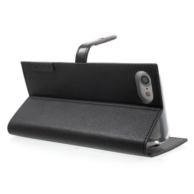 Goospery - Hülle für Samsung Galaxy S8 Plus - Leder Case - Romance Diary Series - schwarz