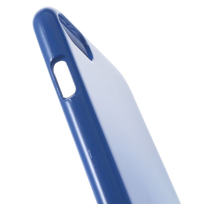 Goospery - Hülle für Sony Xperia X - TPU Soft Case - Pearl Jelly Series - blau