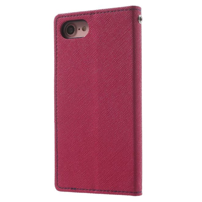 Goospery - Sony Xperia X Performance Hülle - Handy Bookcover - Fancy Diary Series - pink/navy
