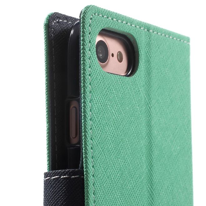 Goospery - Sony Xperia X Performance Hülle - Handy Bookcover - Fancy Diary Series - mint/navy