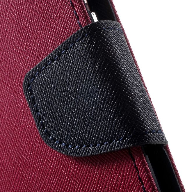 Goospery - Sony Xperia XA Hülle - Handy Bookcover - Fancy Diary Series - pink/navy