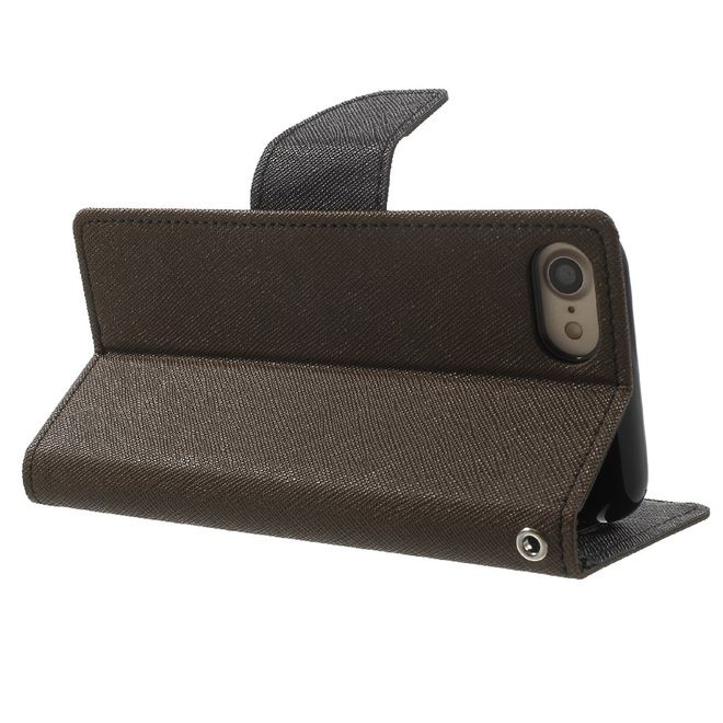 Goospery - Sony Xperia Z5/Z5 Dual Hülle - Handy Bookcover - Fancy Diary Series - braun/schwarz