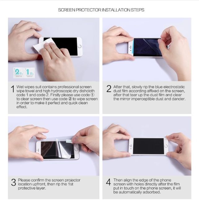 Nillkin - Huawei Honor 5C/GT3 Schutzfolie 0,2 mm - Folie aus gehärtetem Glas - H+ PRO Series