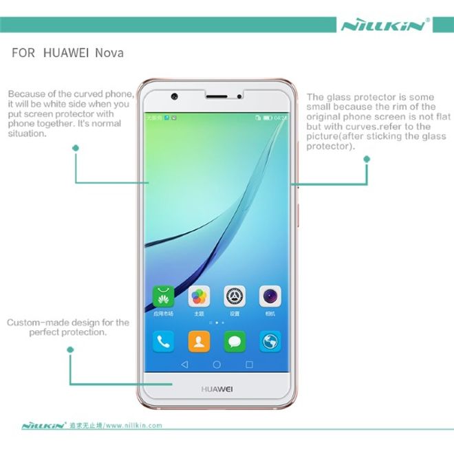 Nillkin - Huawei Nova Schutzfolie 0,2 mm - Folie aus gehärtetem Glas - H+ PRO Series