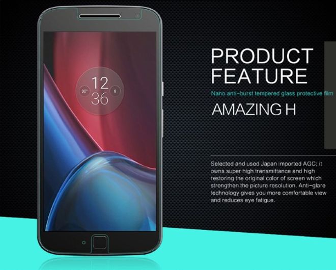 Nillkin - Lenovo Moto G4 Plus Schutzfolie - Amazing H Series - Explosionsgeschützte Folie