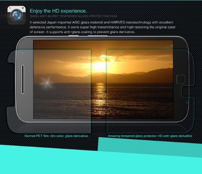 Nillkin - Lenovo Moto G4 Plus Schutzfolie - Amazing H Series - Explosionsgeschützte Folie