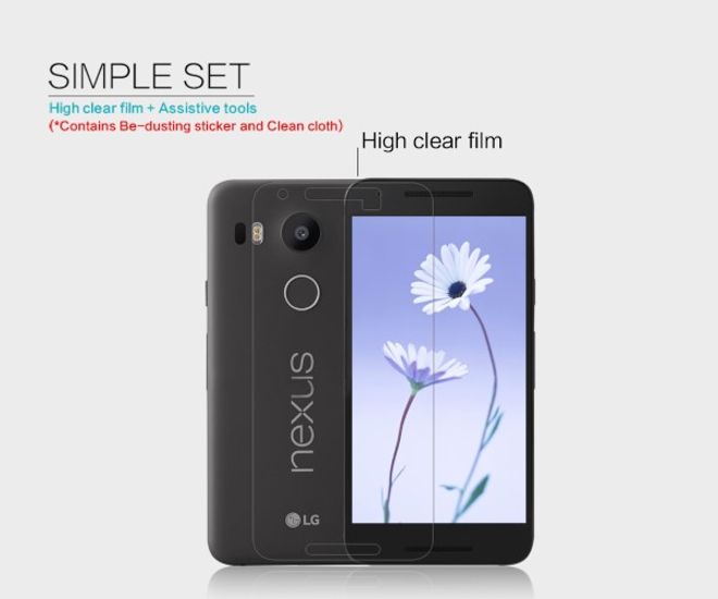 Nillkin - Display Schutzfolie für LG Nexus 5X - Super Clear Series