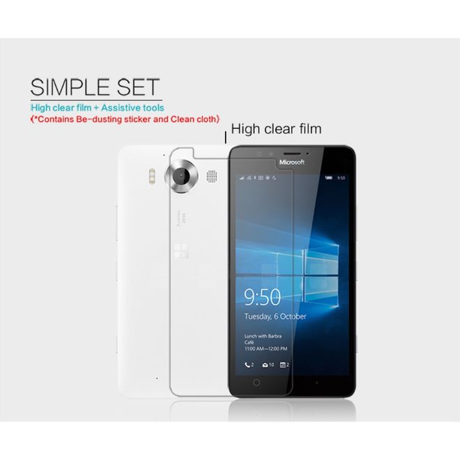 Nillkin - Microsoft Lumia 950 Premium Schutzfolie - Super Clear Series