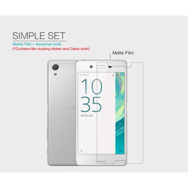 Nillkin - Sony Xperia X Display Schutzfolie - Matt Anti-Glare - Matte Series