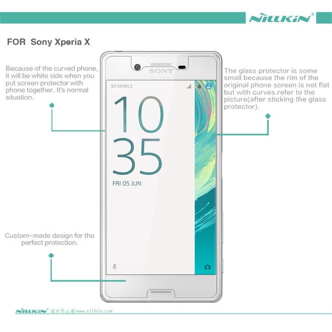 Nillkin - Sony Xperia X Display Schutzfolie - Matt Anti-Glare - Matte Series