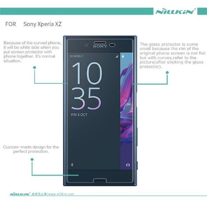 Nillkin - Sony Xperia XZ/XZs Schutzfolie - Amazing H Series - Explosionsgeschützte Folie