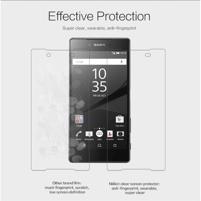 Nillkin - Sony Xperia Z5 Premium Schutzfolie - Super Clear Series