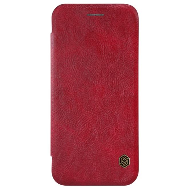 Nillkin - Google Pixel Hülle - Leder Book Case - Qin Series - rot