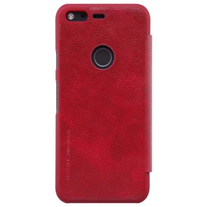 Nillkin - Google Pixel XL Hülle - Leder Book Case - Qin Series - rot