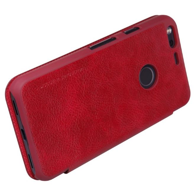 Nillkin - Google Pixel XL Hülle - Leder Book Case - Qin Series - rot