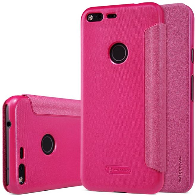 Nillkin - Google Pixel XL Hülle - Funkelndes Leder Case - Sparkle Series - pink