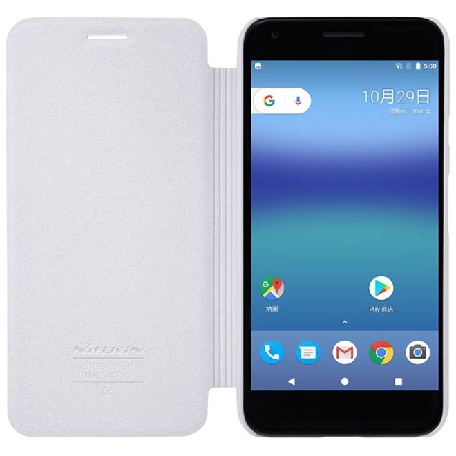 Nillkin - Google Pixel XL Hülle - Funkelndes Leder Case - Sparkle Series - weiss