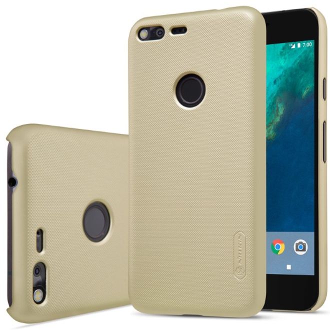 Nillkin - Hülle für Google Pixel XL - Plastik Case - Super Frosted Shield Series - gold