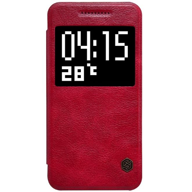 Nillkin - Handyhülle für HTC One A9 - Leder Hülle - Qin Series - rot