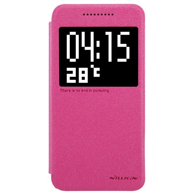 Nillkin - Handyhülle für HTC One A9 - Leder Case - Sparkle Series - pink