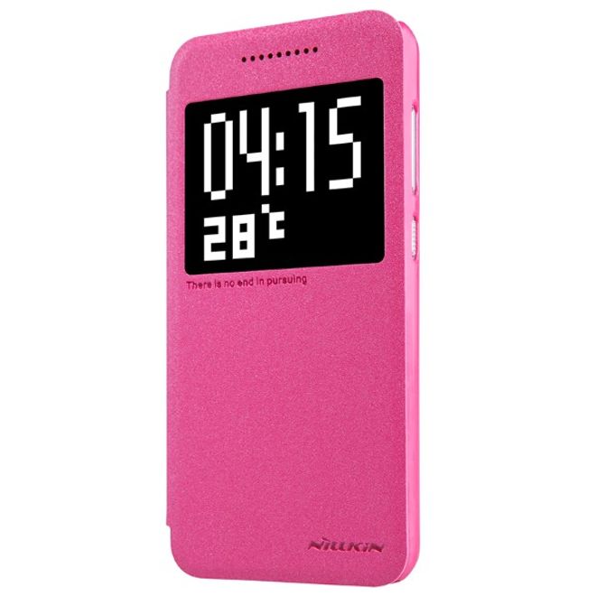 Nillkin - Handyhülle für HTC One A9 - Leder Case - Sparkle Series - pink