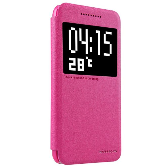 Nillkin - Handyhülle für HTC One A9 - Leder Case - Sparkle Series - pink