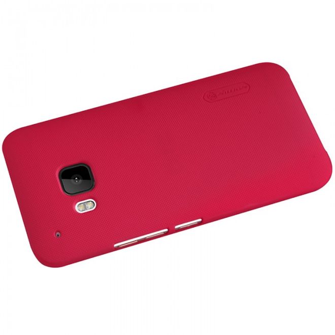 Nillkin - HTC One (M9) Handyhülle - Plastik Case - Super Frosted Shield Series - rot