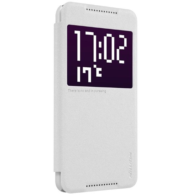 Nillkin - HTC One X9 Hülle - Funkelndes Leder Case - Sparkle Series - weiss