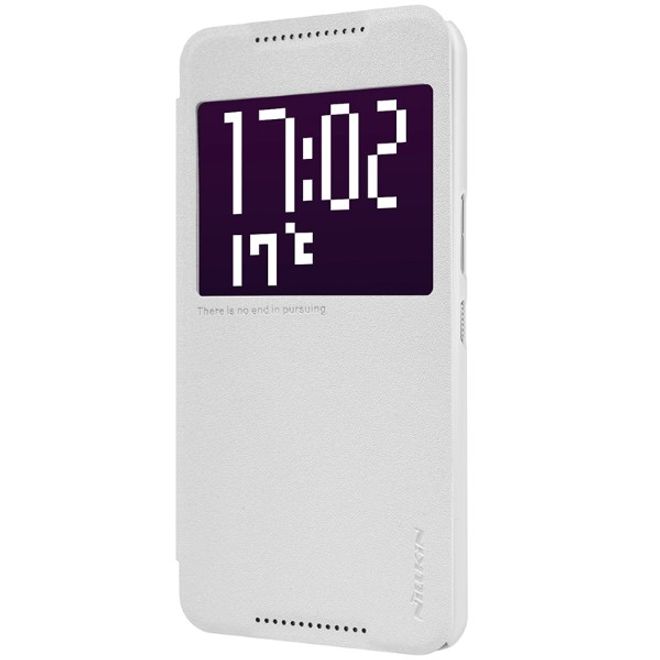 Nillkin - HTC One X9 Hülle - Funkelndes Leder Case - Sparkle Series - weiss
