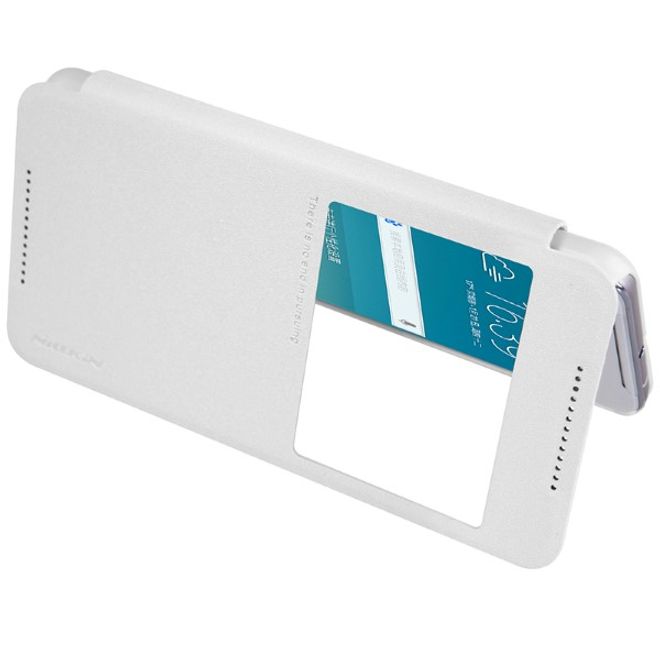 Nillkin - HTC One X9 Hülle - Funkelndes Leder Case - Sparkle Series - weiss