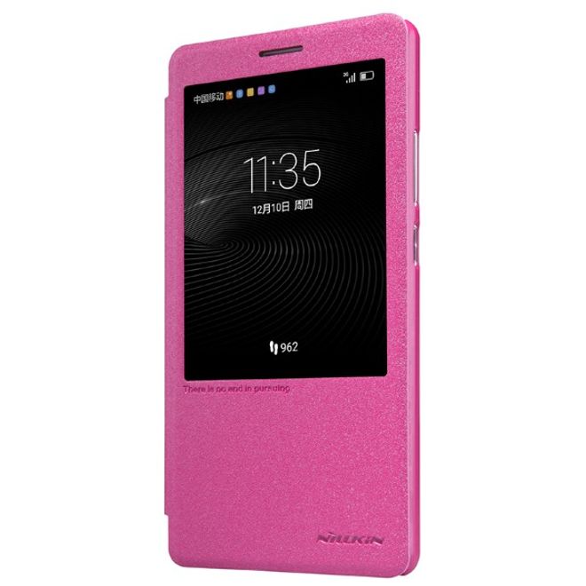 Nillkin - Huawei Mate 8 Hülle - Funkelndes Leder Case - Sparkle Series - pink