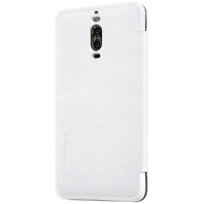 Nillkin - Huawei Mate 9 Pro/Porsche Design Handyhülle - Leder Cover - Qin Series - weiss