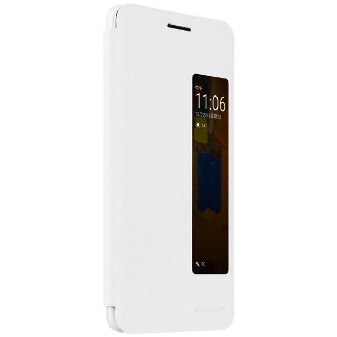 Nillkin - Huawei Mate 9 Pro/Porsche Design Case - Funkelndes Leder Case - Sparkle Series - weiss