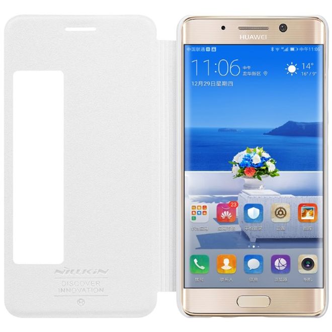 Nillkin - Huawei Mate 9 Pro/Porsche Design Case - Funkelndes Leder Case - Sparkle Series - weiss