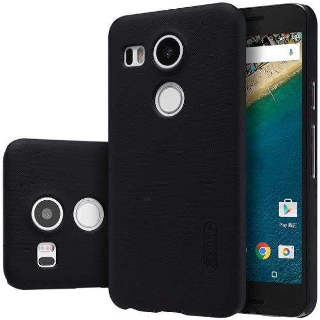 Nillkin - Huawei Nexus 6P Hülle - Plastik Case - Super Frosted Shield Series - schwarz