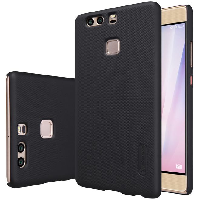 Nillkin - Huawei P9 Hülle - Plastik Case - Super Frosted Shield Series - schwarz