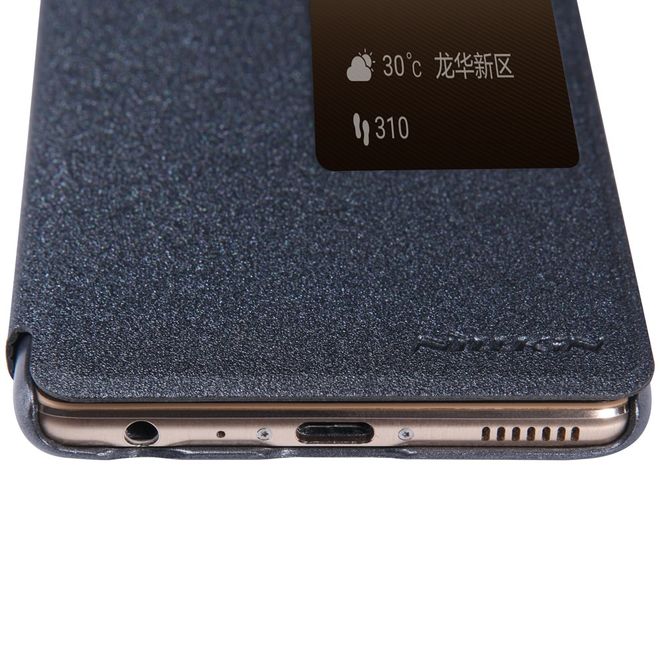 Nillkin - Huawei P9 Plus Hülle - Case aus Leder - Sparkle Series - schwarz