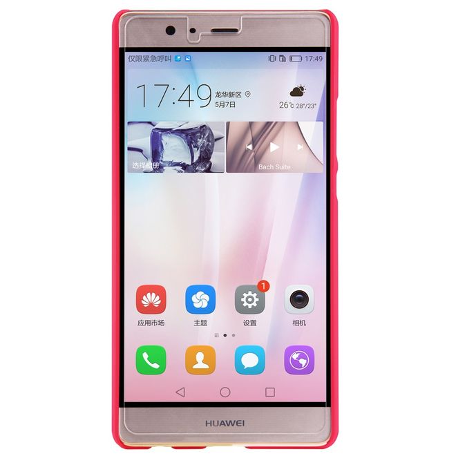 Nillkin - Huawei P9 Plus Hülle - Plastik Case - Super Frosted Shield Series - rot